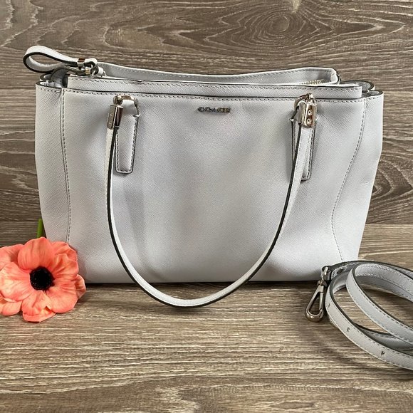 🔥HP🔥 COACH Madison Christie Saffiano Leather Bag - Picture 1 of 16